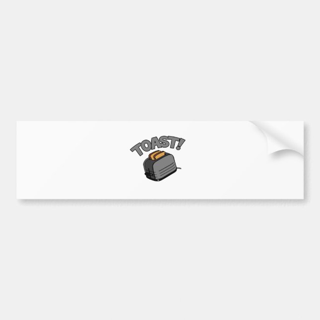 Autocollant De Voiture Pain grillé ! (Devant)