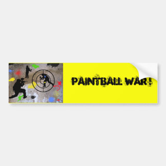Autocollant De Voiture Paintball de guérillero urbain