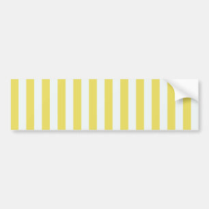 Autocollant De Voiture Pale Gold et White Stripes par Shirley Taylor