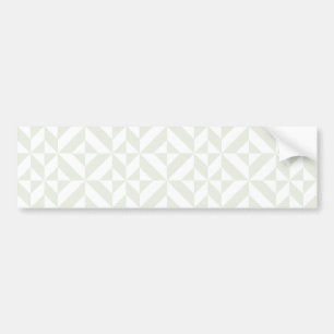 Autocollant De Voiture Pale Gray Geometric Deco Cube Pattern