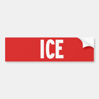 Autocollant De Voiture panneau de stop glace