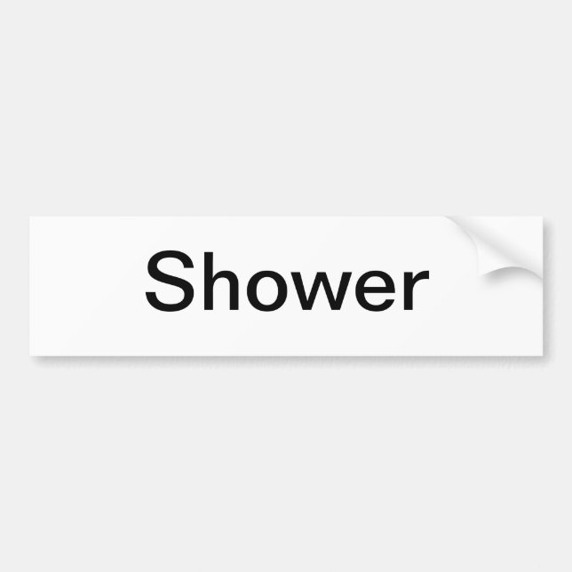 Autocollant De Voiture Panneau douche/ (Devant)
