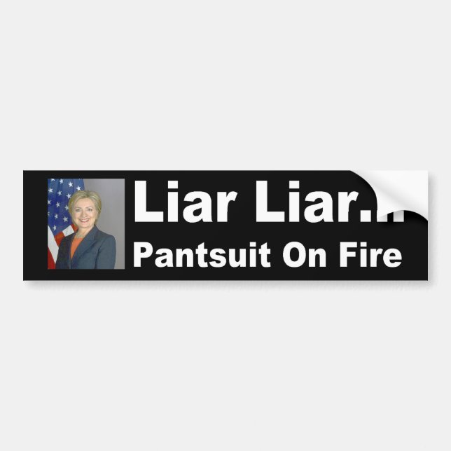 Autocollant De Voiture Pantsuit de menteur de menteur sur l'adhésif pour (Devant)