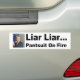 Autocollant De Voiture Pantsuit de menteur de menteur sur l'adhésif pour (On Car)