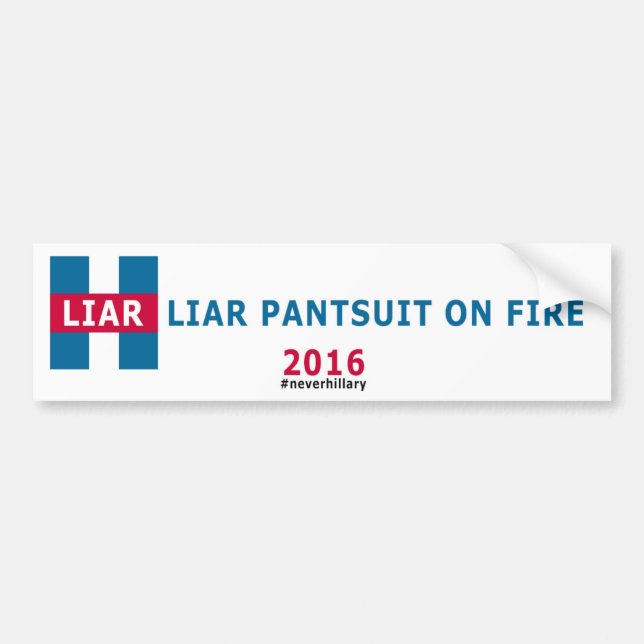 AUTOCOLLANT DE VOITURE PANTSUIT DE MENTEUR DE MENTEUR SUR LE FEU (Devant)