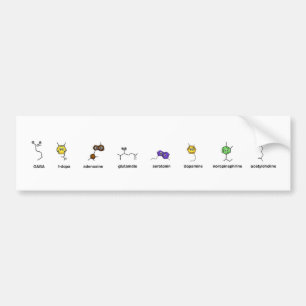 Autocollant De Voiture Parade Neurotransmetteur