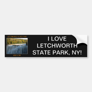 Autocollant De Voiture Parc d'état de Letchworth Middle Falls