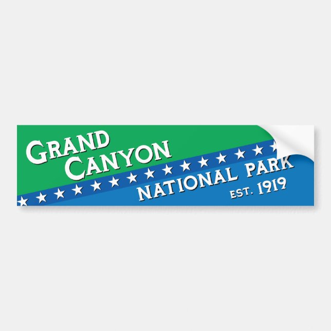 Autocollant De Voiture Parc national de canyon grand (Devant)