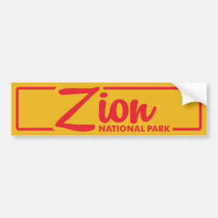 Autocollant De Voiture Parc national de Zion