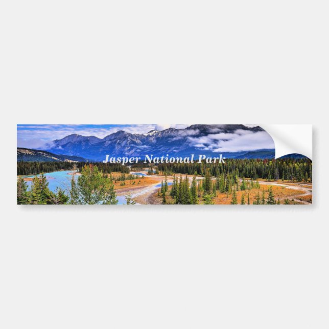 Autocollant De Voiture Parc national Jasper, Alberta, Canada (Devant)