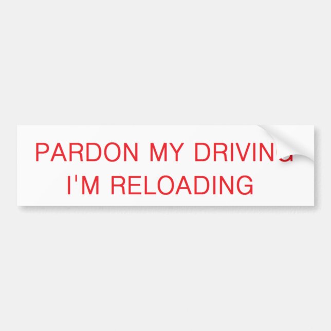 Autocollant De Voiture pardonnez mon entraînement (Devant)