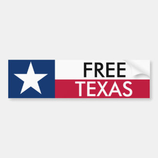 Autocollant De Voiture Pare-chocs libre Sticket du Texas