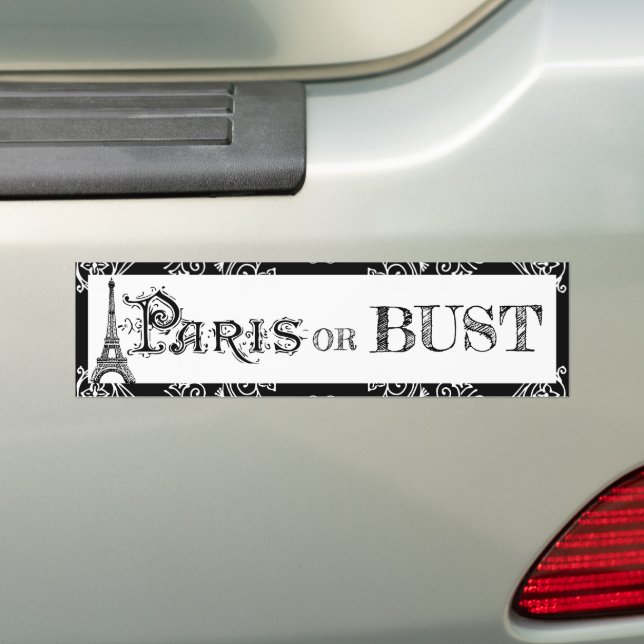 Autocollant De Voiture Paris France Cadeaux et Souvenirs (En voiture)