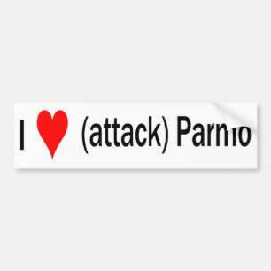 Autocollant De Voiture Parmo du coeur I (attaque)