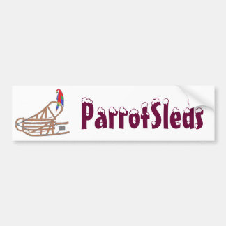 Autocollant De Voiture ParrotSleds - adhésif pour pare-chocs