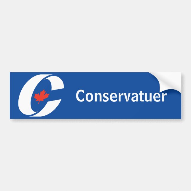 Autocollant De Voiture Parti conservateur Canada (Devant)