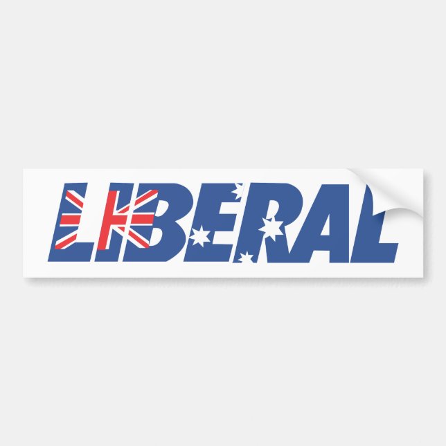 Autocollant De Voiture Parti libéral de l'Australie (Devant)