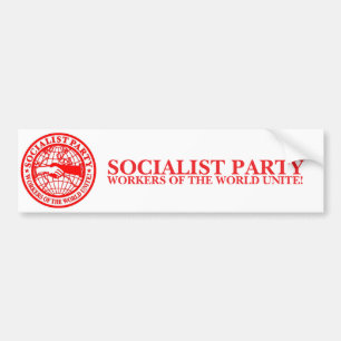 Autocollant De Voiture Parti Socialiste Etats-Unis