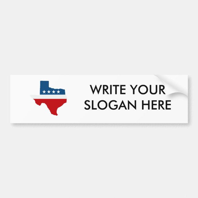 AUTOCOLLANT DE VOITURE PARTIE DU TEXAS (Devant)