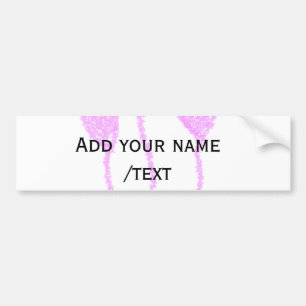 Autocollant De Voiture Parties scintillant violette brillant texture rose
