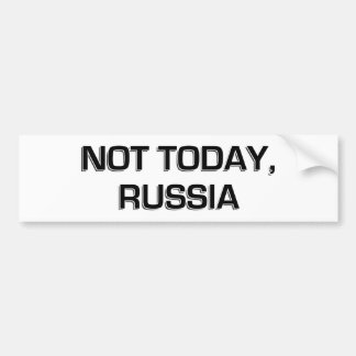 Autocollant De Voiture Pas aujourd'hui, la Russie