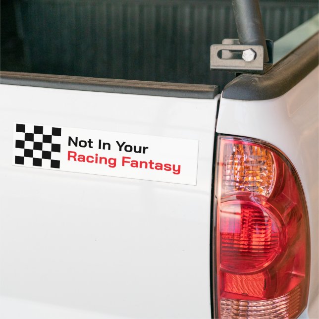Autocollant De Voiture Pas dans votre sticker pare-chocs Imaginaire de co (Sur camion)