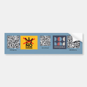 Autocollant De Voiture Pas de rois / Indivisible