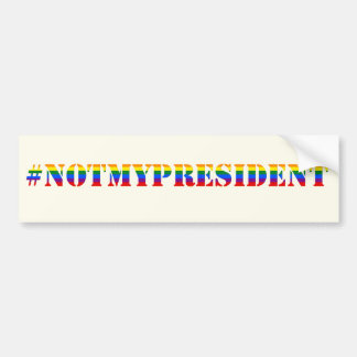 Autocollant De Voiture Pas mon Sticker pare-chocs de la manifestation du 
