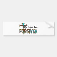 Pas parfait juste pardonné Christian Car Decal