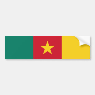 Autocollant De Voiture Patriotic Cameroon