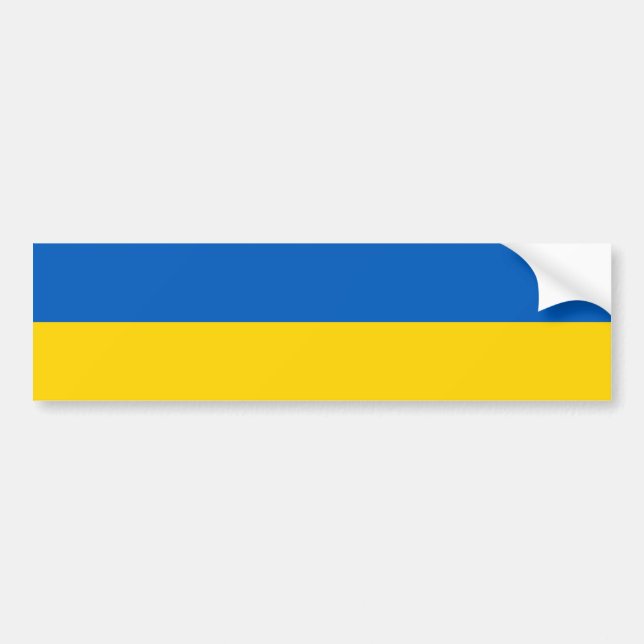 Autocollant De Voiture Patriotic Ukraine (Devant)