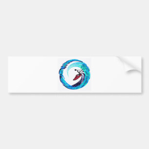 Autocollant De Voiture Patrouille de surf de kayak