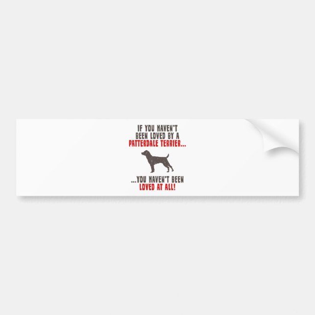 Autocollant De Voiture Patterdale Terrier (Devant)