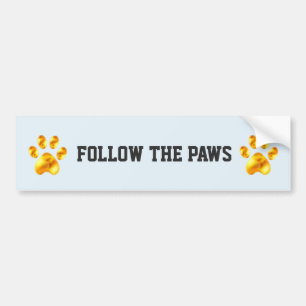 Autocollant De Voiture Pattes extraordinaires d'animal familier