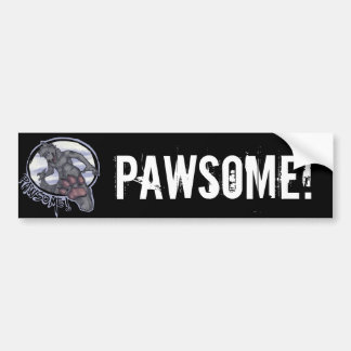 Autocollant De Voiture pawsome, PAWSOME !