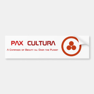 Autocollant De Voiture Pax Cultura stationnaire