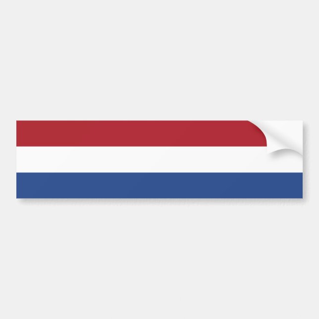 Autocollant De Voiture Pays-Bas/Hollande/drapeau néerlandais/hollandais (Devant)