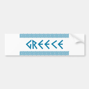 Autocollant De Voiture pays de grèce nom du symbole grec