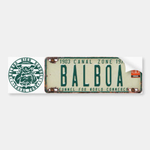 Autocollant De Voiture PCZ License Plate & BHS: Balboa