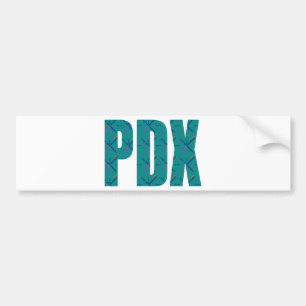 Autocollant De Voiture PDX marque avec des lettres le tapis d'aéroport de