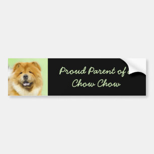 Autocollant De Voiture Peinture Chow Chow - Joli art original chien