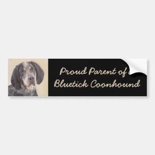 Autocollant De Voiture Peinture de linge bluetick - mignon chien original