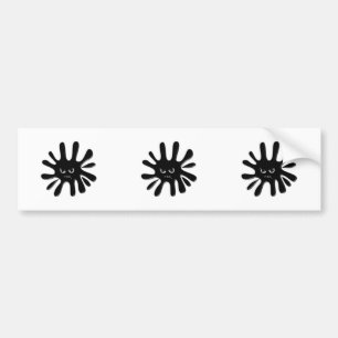 Autocollant De Voiture Peinture noire en colère