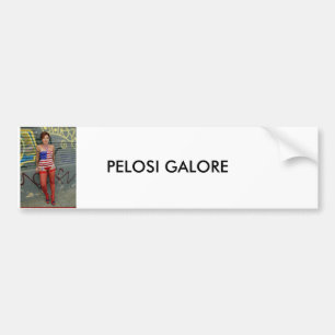AUTOCOLLANT DE VOITURE PELOSI EN ABONDANCE