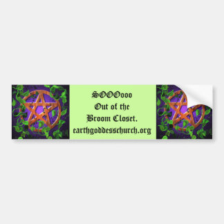 Autocollant De Voiture PentagramBumperSticker