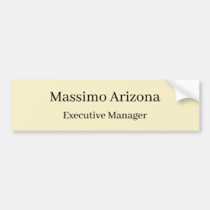 Autocollant De Voiture Perle Dorée Simple Moderne Minimailiste Profession