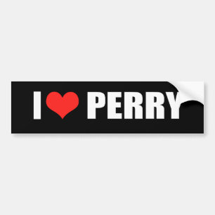 AUTOCOLLANT DE VOITURE PERRY 2012