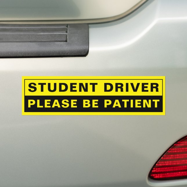 Autocollant de voiture personnalisé rappel de gent (En voiture)