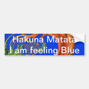 Autocollant De Voiture Personnaliser Hakuna matata