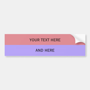 Autocollant De Voiture Personnalisez votre texte, image et couleur arrièr